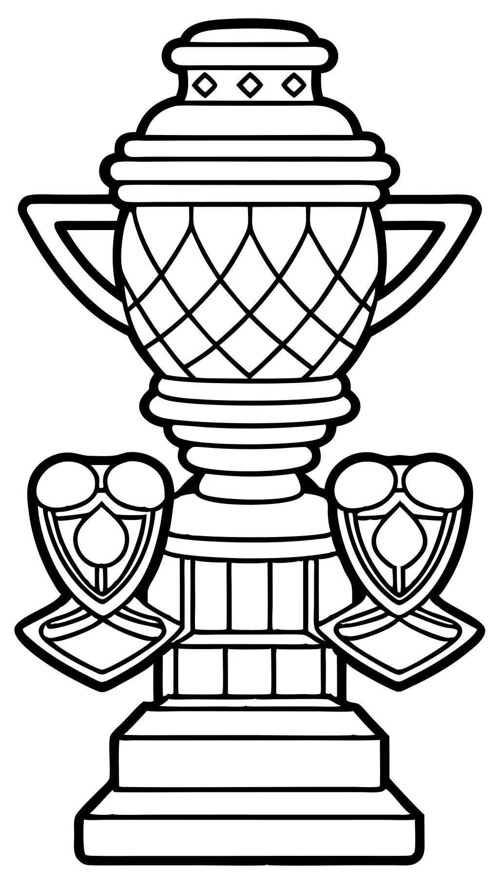 Página para colorear de Stanley Cup